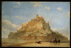 Mont St. Michel from the Sands, 1848-David Roberts-Giclee Print