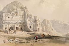 Citadel of Sidon, 1839, Plate 76 from Volume II of The Holy Land, Engraved by Louis Haghe-David Roberts-Framed Giclee Print