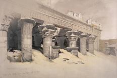 Grand Portico of the Temple of Philae, Nubia, from Egypt and Nubia, Engraved by Louis Haghe-David Roberts-Giclee Print