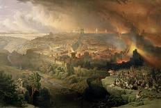The Destruction of Jerusalem in 70 AD-David Roberts-Giclee Print