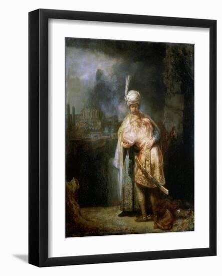 David's Farewell to Jonathan, 1642-Rembrandt van Rijn-Framed Giclee Print