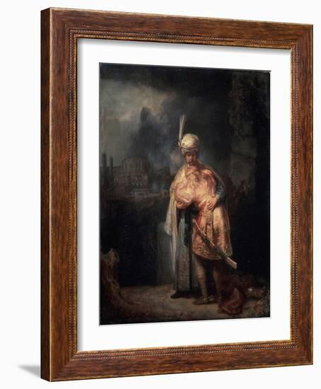 David's Farewell to Jonathan, 1642-Rembrandt van Rijn-Framed Giclee Print