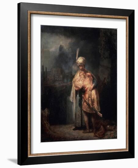 David's Farewell to Jonathan, 1642-Rembrandt van Rijn-Framed Giclee Print