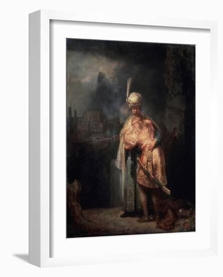 David's Farewell to Jonathan, 1642-Rembrandt van Rijn-Framed Giclee Print