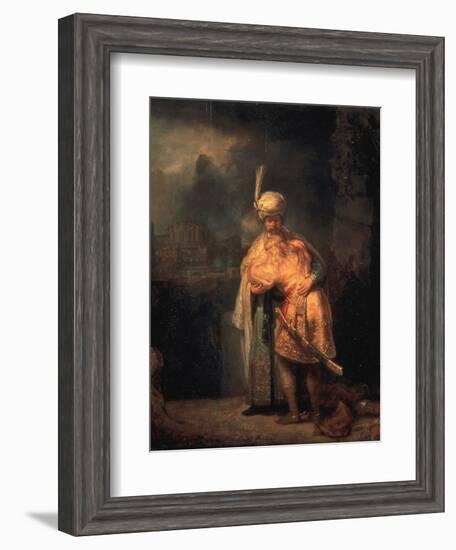 David's Parting from Absalom (Jonathan?), 1642-Rembrandt van Rijn-Framed Giclee Print