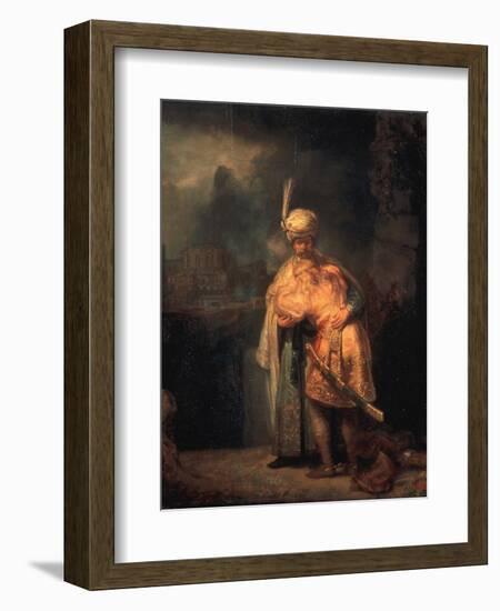 David's Parting from Absalom (Jonathan?), 1642-Rembrandt van Rijn-Framed Giclee Print