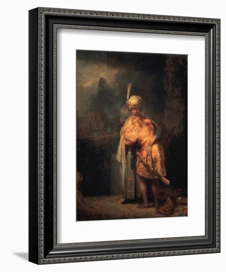 David's Parting from Absalom (Jonathan?), 1642-Rembrandt van Rijn-Framed Giclee Print