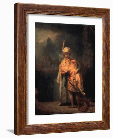 David's Parting from Absalom (Jonathan?), 1642-Rembrandt van Rijn-Framed Giclee Print