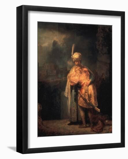 David's Parting from Absalom (Jonathan?), 1642-Rembrandt van Rijn-Framed Giclee Print