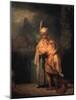 David's Parting from Absalom (Jonathan?), 1642-Rembrandt van Rijn-Mounted Giclee Print