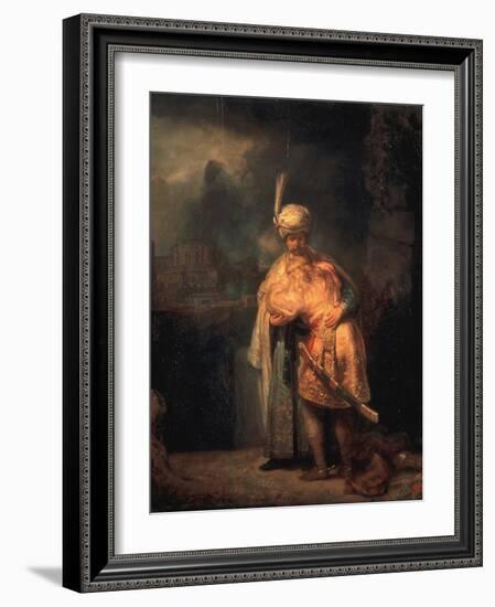 David's Parting from Absalom (Jonathan?), 1642-Rembrandt van Rijn-Framed Giclee Print