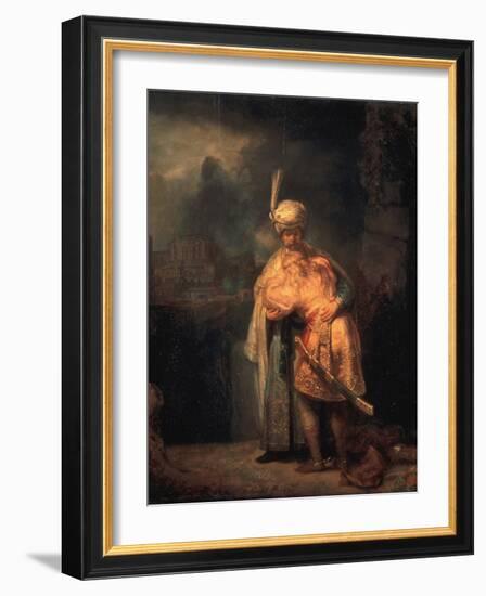 David's Parting from Absalom (Jonathan?), 1642-Rembrandt van Rijn-Framed Giclee Print