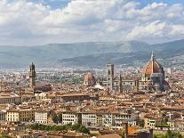 Florence Italy, skyline-David Sailors-Photographic Print