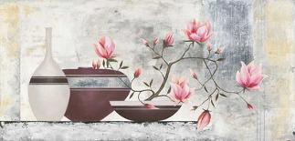 Pink Magnolias I-David Sedalia-Art Print