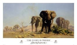 The Ivory Is Theirs-David Shepherd-Framed Art Print