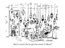 "Ask your doctor if taking a pill to solve all your problems is right for ?" - New Yorker Cartoon-David Sipress-Premium Giclee Print