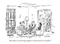 "It's a major fixer-upper.  How's your marriage?" - New Yorker Cartoon-David Sipress-Premium Giclee Print