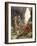 David spared Saul's life-Charles Edmund Brock-Framed Giclee Print