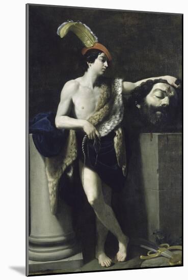 David tenant la tête de Goliath-Guido Reni-Mounted Giclee Print