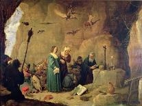 The Temptation of St. Anthony, 1820 (Oil on Canvas)-David the Younger Teniers-Giclee Print