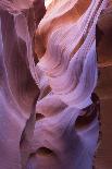 The colourful Navajo sandstone walls of Lower Antelope Canyon-David Tomlinson-Framed Premier Image Canvas