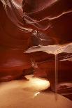 Navajo Nation, Sand Pouring over Eroded Sandstone, Antelope Canyon-David Wall-Photographic Print
