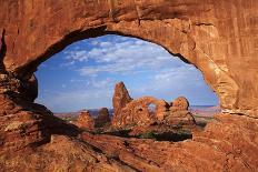 Utah, Arches National Park, Turret Arch Seen Through North Window-David Wall-Photographic Print