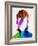 David Watercolor Portrait-Lora Feldman-Framed Art Print