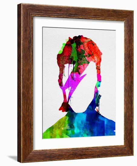 David Watercolor Portrait-Lora Feldman-Framed Art Print