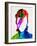 David Watercolor Portrait-Lora Feldman-Framed Art Print