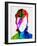 David Watercolor Portrait-Lora Feldman-Framed Art Print