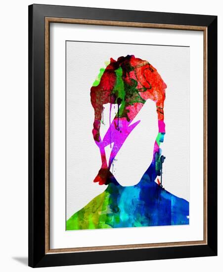 David Watercolor Portrait-Lora Feldman-Framed Art Print