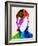 David Watercolor Portrait-Lora Feldman-Framed Art Print