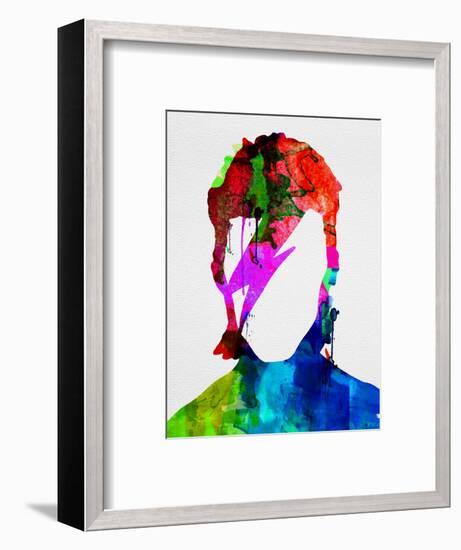 David Watercolor Portrait-Lora Feldman-Framed Premium Giclee Print