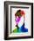 David Watercolor Portrait-Lora Feldman-Framed Premium Giclee Print