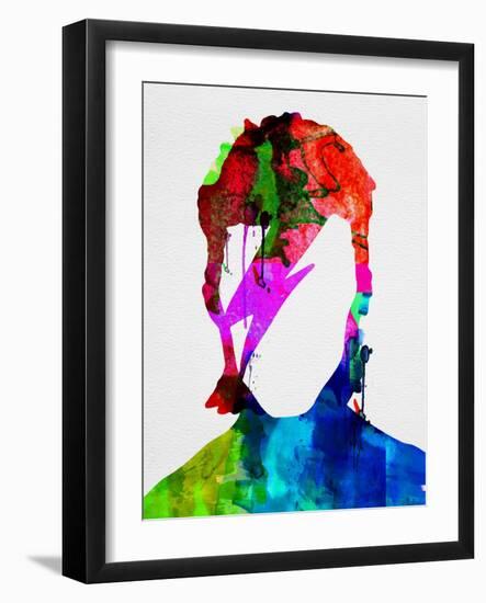 David Watercolor Portrait-Lora Feldman-Framed Art Print