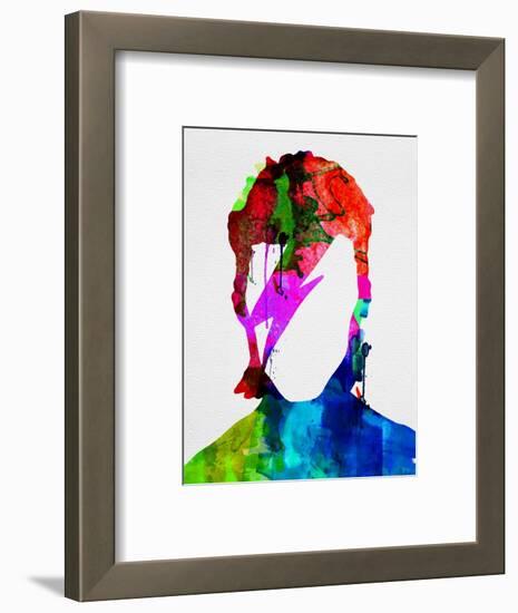 David Watercolor Portrait-Lora Feldman-Framed Art Print