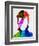 David Watercolor Portrait-Lora Feldman-Framed Art Print