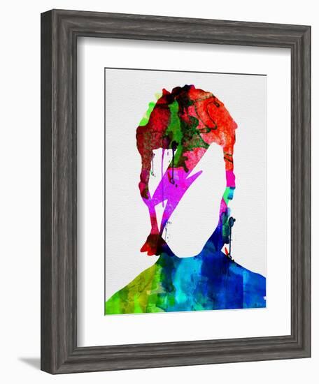 David Watercolor Portrait-Lora Feldman-Framed Art Print