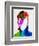 David Watercolor Portrait-Lora Feldman-Framed Art Print