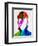 David Watercolor Portrait-Lora Feldman-Framed Art Print