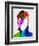 David Watercolor Portrait-Lora Feldman-Framed Art Print