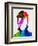 David Watercolor Portrait-Lora Feldman-Framed Art Print