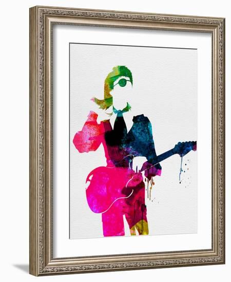 David Watercolor-Lora Feldman-Framed Art Print