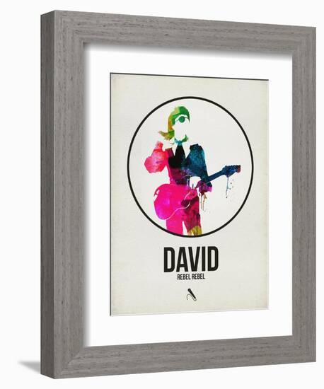 David Watercolor-David Brodsky-Framed Premium Giclee Print