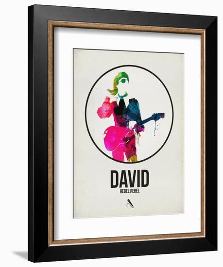 David Watercolor-David Brodsky-Framed Premium Giclee Print