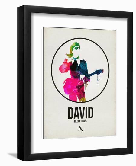 David Watercolor-David Brodsky-Framed Premium Giclee Print