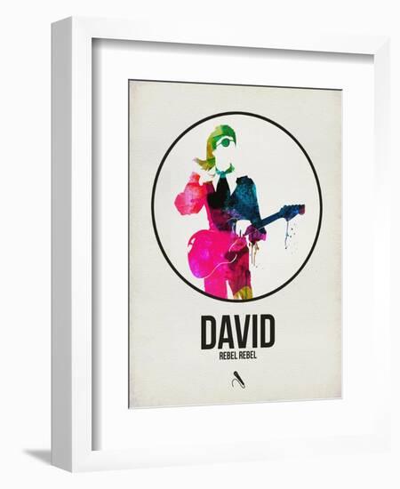 David Watercolor-David Brodsky-Framed Premium Giclee Print