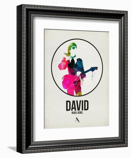 David Watercolor-David Brodsky-Framed Premium Giclee Print