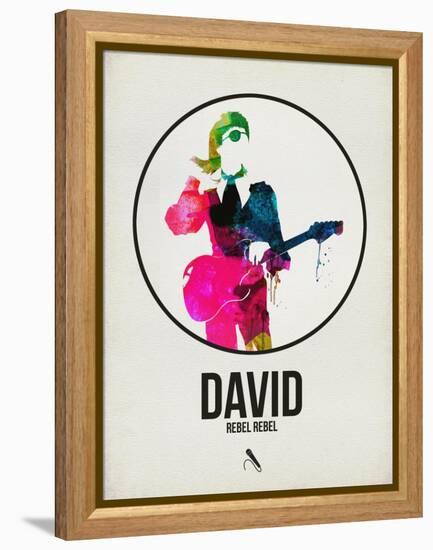 David Watercolor-David Brodsky-Framed Stretched Canvas